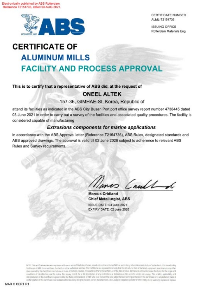 UL Certificate